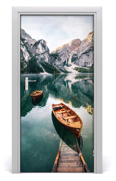 Fototapeta samolepiace dvere ľad jazero 95x205 cm