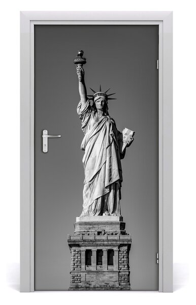 Fototapeta samolepiace na dvere socha Slobody 95x205 cm