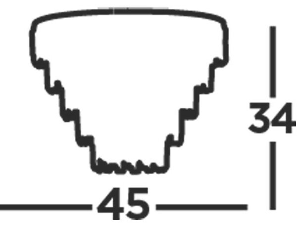 STROPNÉ SVIETIDLO, 45/45/34 cm - Interiérové svietidlá