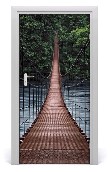 Fototapeta samolepiace na dvere visiaci most 95x205 cm