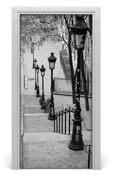 Fototapeta samolepiace na dvere schody 95x205 cm