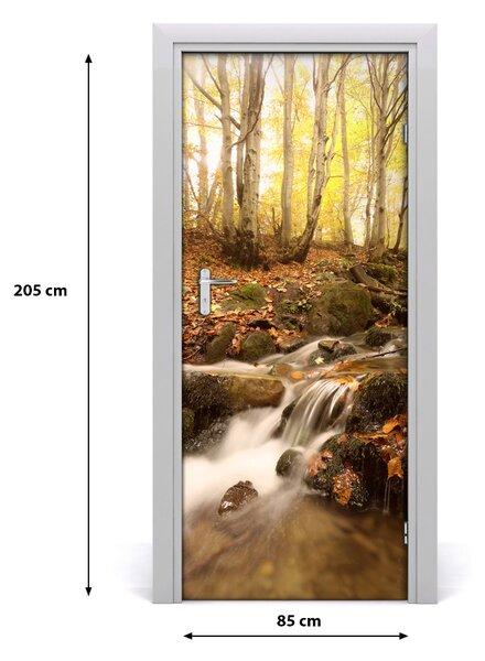 Fototapeta samolepiace na dvere zlatý jeseň 85x205 cm
