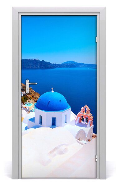 Fototapeta samolepiace na dvere Santorini Grécko 95x205 cm