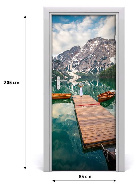 Fototapeta samolepiace na dvere hory 85x205 cm