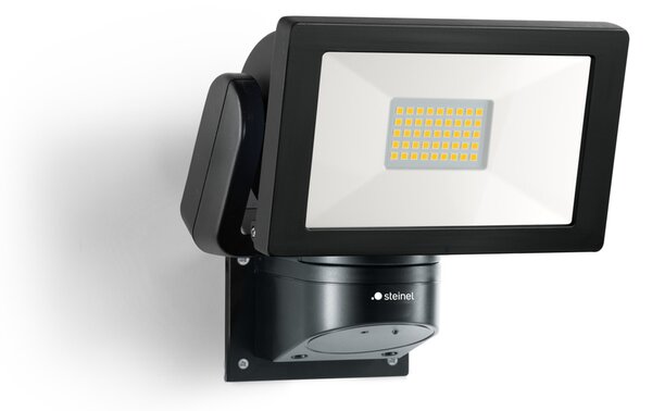 Steinel 069230 nástenný LED reflektor bez senzora LS 300 čierny, 29,5 W, 4000K