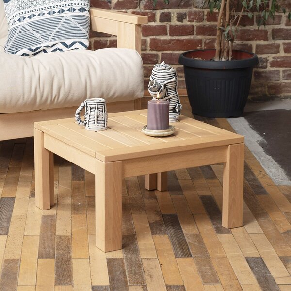 MarLiving Taburet MEXICO 02 51 cm z masívu/krémový