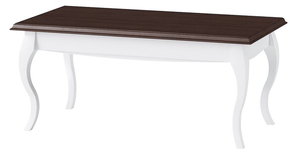 Szynaka Konferenčný stolík Massimo 41 110 cm biely/mocca