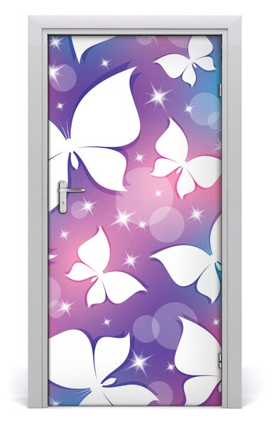 Samolepiace fototapety na dvere motýle 95x205 cm