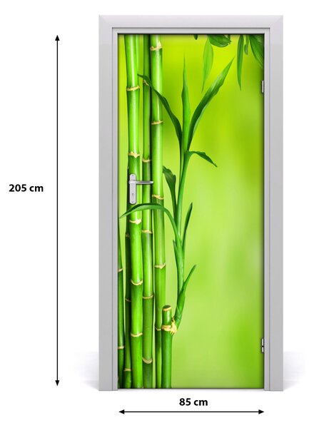 Samolepiace fototapety na dvere bambus 85x205 cm