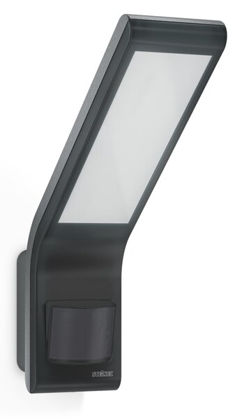 Steinel 012052 nástenný reflektor so senzorom pohybu XLED slim S antracit, 7,2 W, 3000K