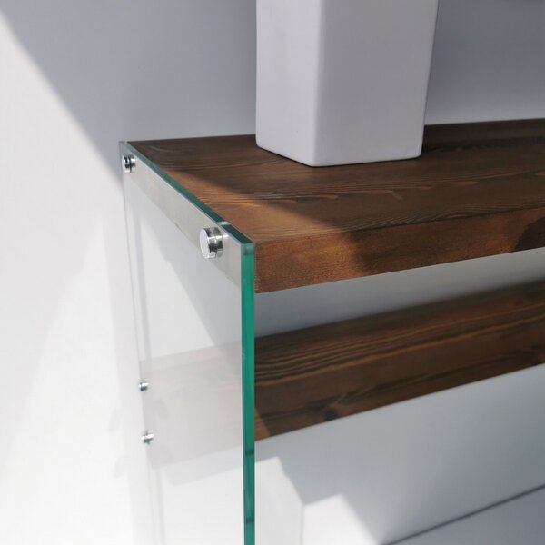 Hanah Home Konferenčný stolík Niagara 91 cm orech