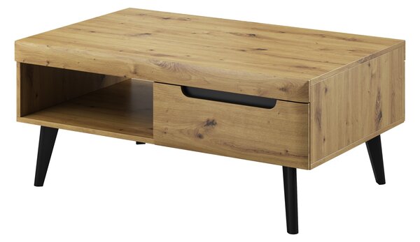 Piaski Konferenčný stolík Nordi 107 cm čierny/dub artisan