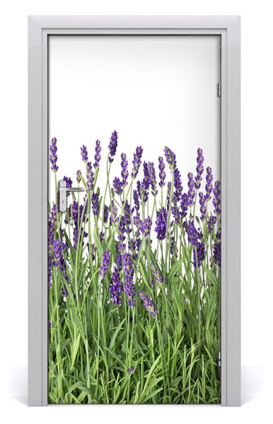 Fototapeta na dvere levanduľa polia 95x205 cm