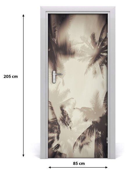 Fototapeta na dvere palmy 85x205 cm