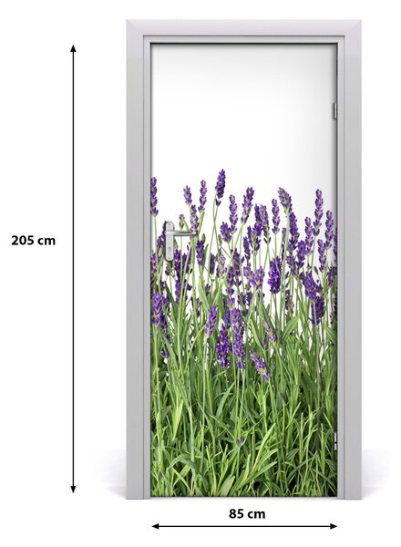 Fototapeta na dvere levanduľa polia 85x205 cm