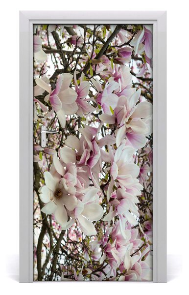 Fototapeta na dvere kvet magnólia 95x205 cm
