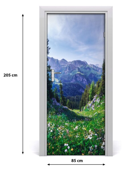 Fototapeta na dvere samolepiace Alpy 85x205 cm