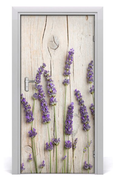 Fototapeta na dvere levanduľa 95x205 cm