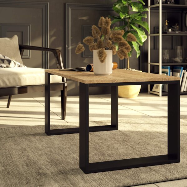 Ak furniture Konferenčný stolík Nox dub sonoma/čierny