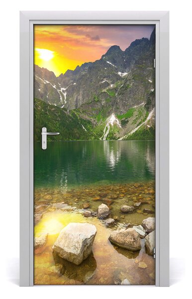 Fototapeta na dvere samolepiace Morské oko Tatry 95x205 cm