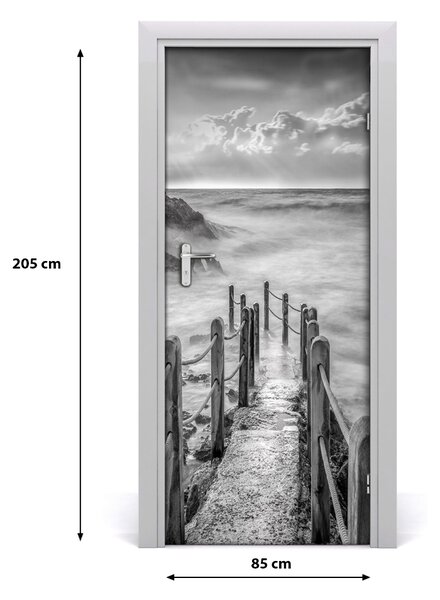 Fototapeta na dvere samolepiace Chodník nad morom 85x205 cm