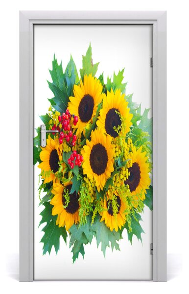 Fototapeta na dvere slnečník 95x205 cm
