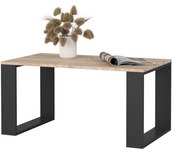 Ak furniture Konferenčný stolík Nox dub sonoma/čierny