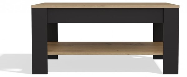 TP Living Konferenčný stolík OHIO dub remeselný/čierny