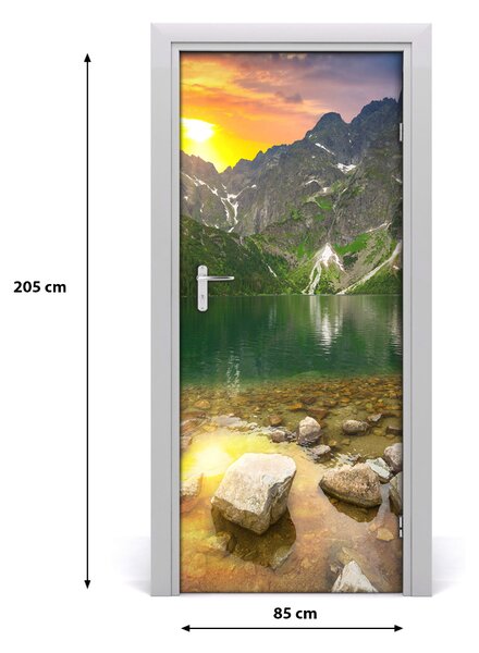 Fototapeta na dvere samolepiace Morské oko Tatry 85x205 cm