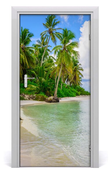 Fototapeta na dvere samolepiace tropická pláž 95x205 cm
