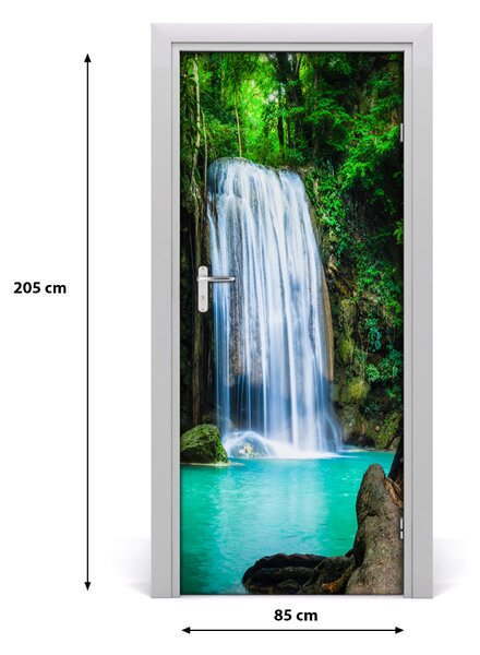 Fototapeta na dvere samolepiace vodopád 85x205 cm