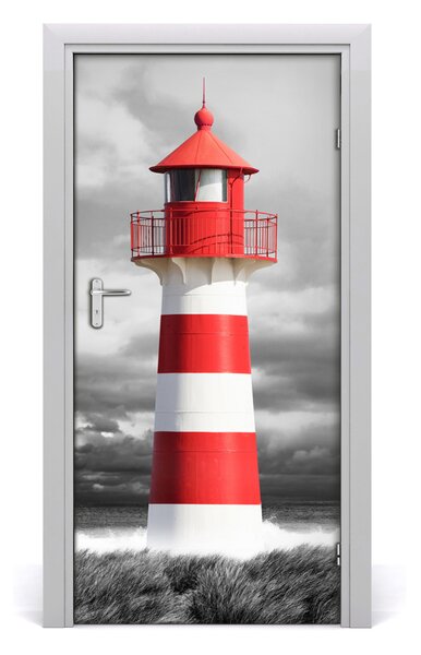 Fototapeta na dvere samolepiace morský maják 95x205 cm