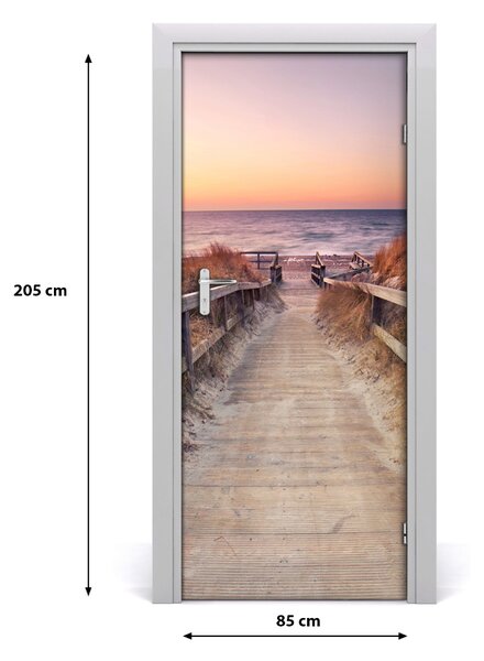 Fototapeta na dvere samolepiace Chodník na pláž 85x205 cm
