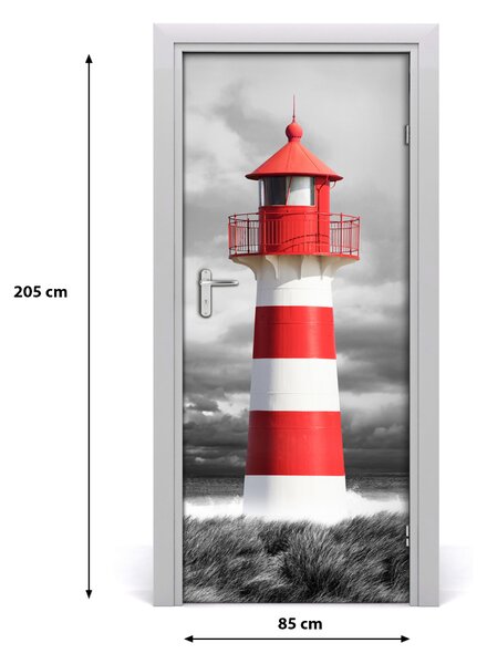 Fototapeta na dvere samolepiace morský maják 85x205 cm