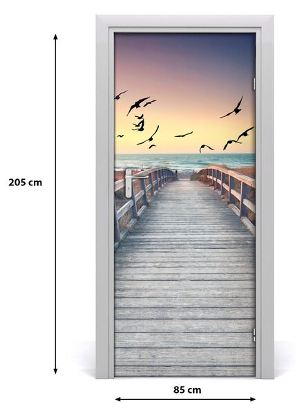 Fototapeta na dvere samolepiace Chodník na pláž 85x205 cm