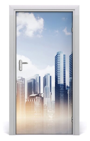 Fototapeta na dvere samolepiace mrakodrap 95x205 cm