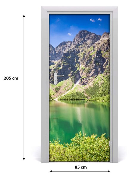 Fototapeta na dvere samolepiace Morské oko Tatry 85x205 cm