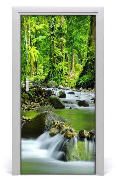 Fototapeta na dvere samolepiace horský potok 95x205 cm