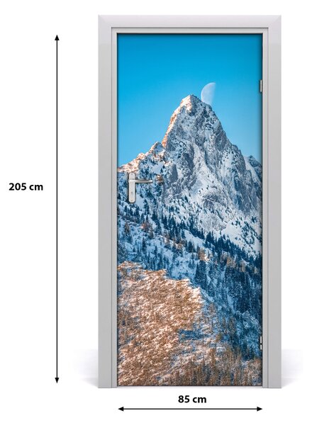 Fototapeta na dvere Giewont Tatry 85x205 cm