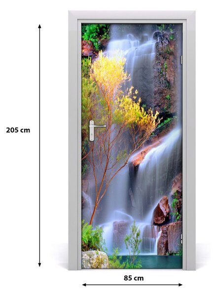 Fototapeta na dvere vodopád 85x205 cm