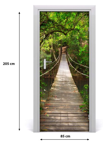 Fototapeta na dvere visiaci most 85x205 cm