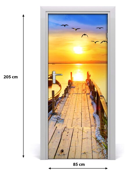 Fototapeta na dvere jazero 85x205 cm
