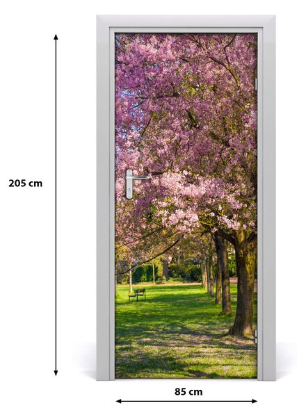 Fototapeta na dvere višne 85x205 cm