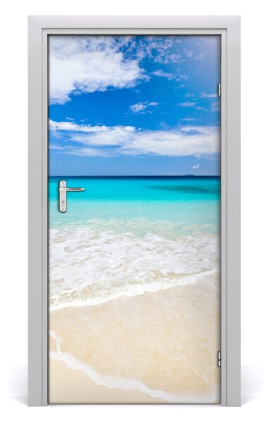 Fototapeta na dvere tropická pláž 95x205 cm