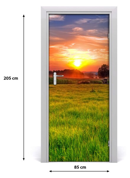 Fototapeta na dvere západ slnka 85x205 cm