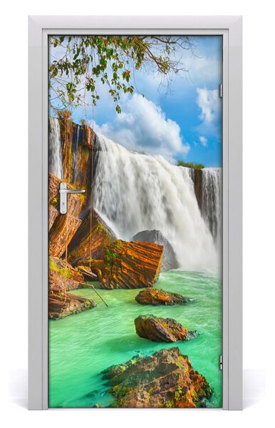 Fototapeta na dvere vodopád 95x205 cm