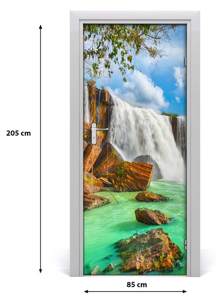 Fototapeta na dvere vodopád 85x205 cm
