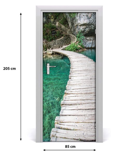 Fototapeta na dvere Plitvické jazero 85x205 cm