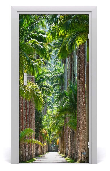 Fototapeta na dvere palmy 95x205 cm