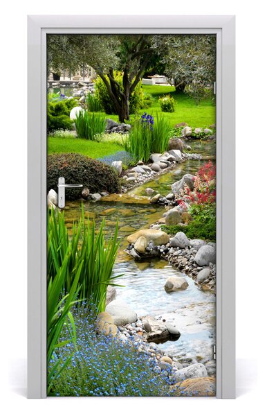 Fototapeta na dvere ázijská záhrada 95x205 cm